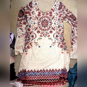 XHILARATION LADIES WOMEN'S SMALL SM S NEW BOHEMIAN UNIQUE DRESS RARE
